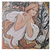 Carreau Printemps (quatre saisons), Mucha (Devant)