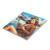 Carreau Prise d'air de l'avion rétro (Côté)