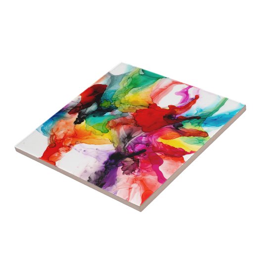 Carreau Prisme de bijoux - Aquarelle (Côté)