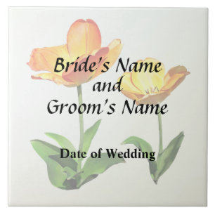 Carreau Produits de mariage Tulipes Hautes et Courtes