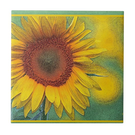 Carreau Produits de tournesol (Devant)