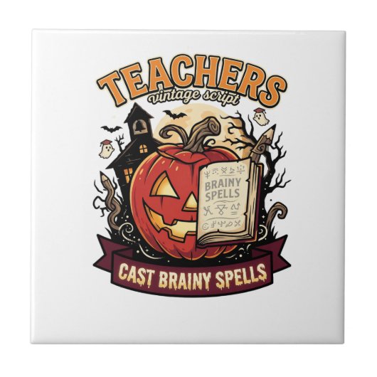 Carreau Prof Magic Cerveau Halloween (Devant)