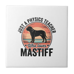 Carreau Professeur de physique aime le maillot de chien vi