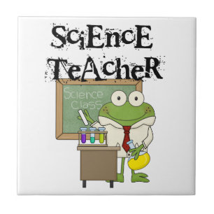 Carreau Professeur de sciences de la grenouille