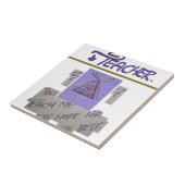 Carreau Professeur, vous m'apprenez à espérer pour le meil (Côté)