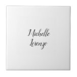 Carreau Professionnel Moderne Simple Plaque Votre Nom<br><div class="desc">Une approche simple et minimaliste pour ceux qui recherchent un design professionnel.</div>