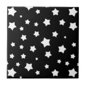 Carreau Profil sous convention astérisque noir et blanc (Devant)