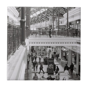 Carreau Promenade du canal du Cap Vie monochrome