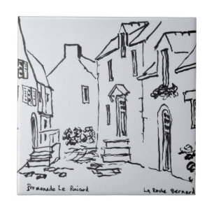 Carreau Promenade du Ruicard  La Roche-Bernard, Bretagne