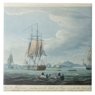 Carreau PROMETHEUS et le Melpomene dans le Golfe de Ri