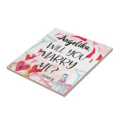 Carreau Proposition de marriage | You Marry Me ? Custom (Côté)