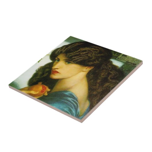 Carreau Proserpine par Rossetti Pré-Raphaelite Carrelage c (Côté)