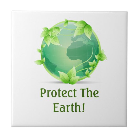 Carreau Protéger La Terre (Devant)