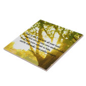 Carreau Proverbes 3,5-6 Confiance dans la tuile décorative (Côté)