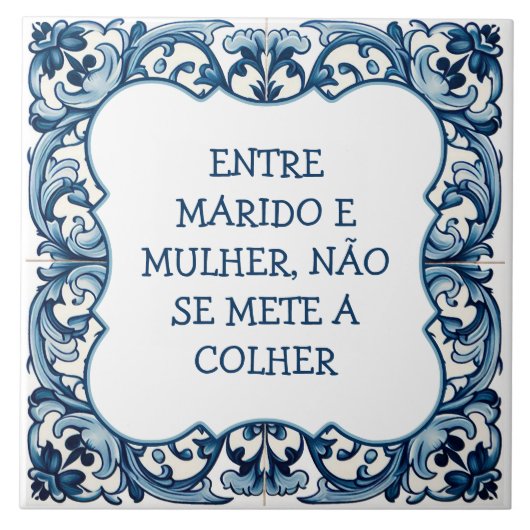 Carreau Provérbio português (Devant)