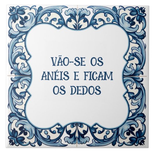 Carreau Provérbio português (Devant)