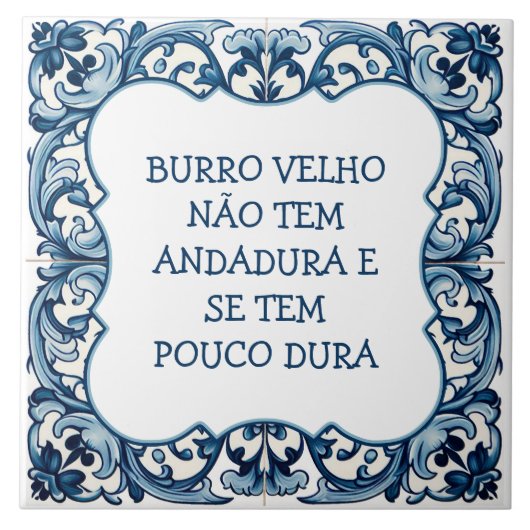 Carreau Provérbio português (Devant)