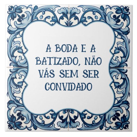 Carreau Provérbio português (Devant)