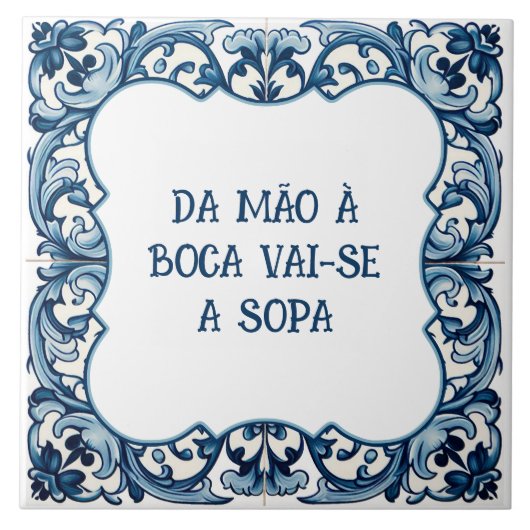 Carreau Provérbio português (Devant)