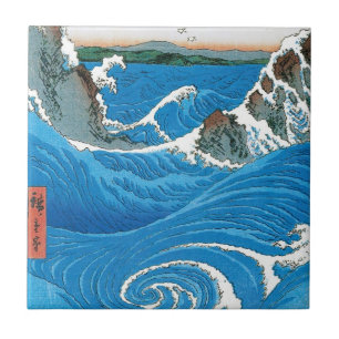 Carreau Province d'Awa, tourbillons de Naruto par Ando Hir