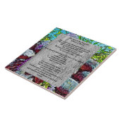 Carreau Psalm 23 biblical quote (Côté)