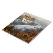 Carreau Psaume 19:1 Bible Verse Gloire de Dieu Carrelage e (Côté)