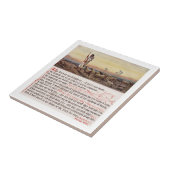 Carreau Psaume 23 CARRÉ (Côté)