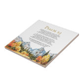 Carreau Psaume 23 Le Seigneur est mon Berger (Côté)