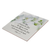 Carreau Psaume 27:4 Une chose que je demande au Seigneur,  (Côté)