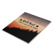 Carreau Psaume 56:4b En Dieu je crois que je n'aurai pas p (Côté)