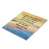 Carreau Psaume 65:8 Vous lancez Chansons de la Joie Bible (Côté)