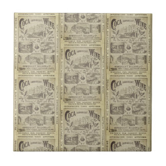 Carreau Publicité de cuisine sur journal vintage