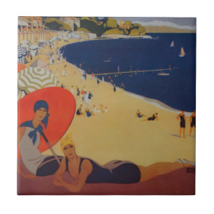 Carreau Publicité vintage de voyage