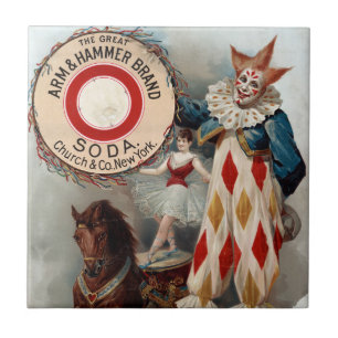 Carreau Publicité vintage Pour Arm & Hammer Soda