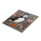 Carreau Puffin Et Fleurs Éthridées De Mer William Morris (Côté)