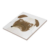 Carreau Puggy Grumpy personnalisée avec Cigar (Côté)