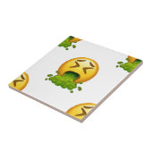 Carreau puking émoji (Côté)