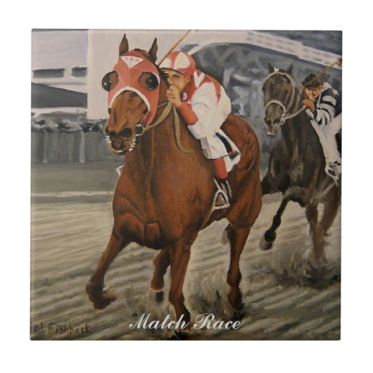 Carreau Pur-sang gagne une grande course (Devant)