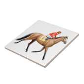 Carreau Pur sang trottant à la tuile de courrier (Côté)