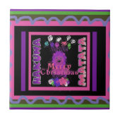 Carreau Purple Baby Simba Joyeux Noël Collection (Devant)