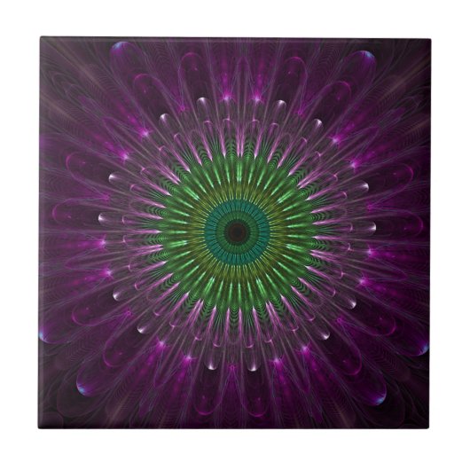 Carreau Purple Eye Fractal (Devant)