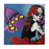 Carreau Purple Sugar Crâne Fée (Devant)