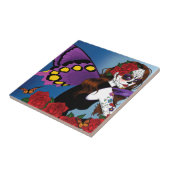 Carreau Purple Sugar Crâne Fée (Côté)