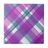 Carreau Purple Tartan Pattern (Devant)