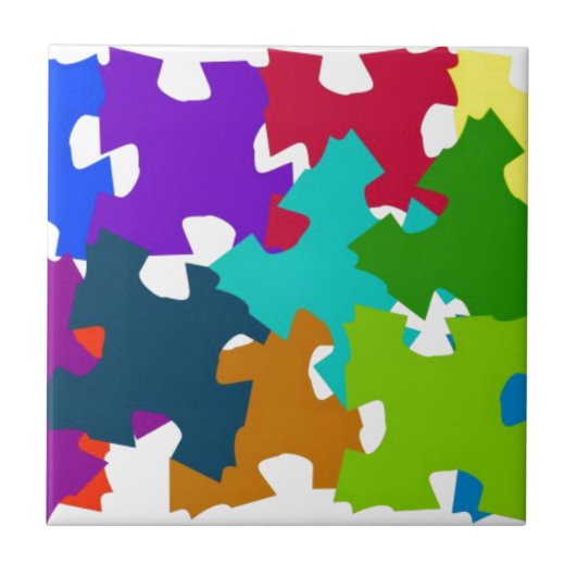 Carreau Puzzle pieces de Jigsaw (Devant)