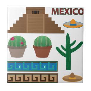 Carreau pyramide mexicaine