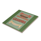 Carreau Quand la maman dit non, demandez la grand-maman. (Côté)