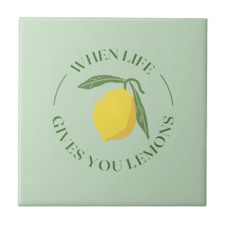 Carreau Quand la vie vous donne des citrons