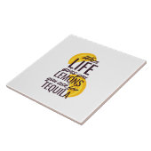 Carreau Quand la vie vous donne des citrons demander la te (Côté)