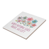 Carreau Quand rien ne va droit, allez à gauche (Côté)